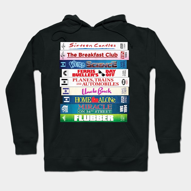 John Hughes Cassete Movie  Retro Hoodie by generasilawas